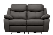 Levoluxe Loveseat Brown Aveon 62" Pillow Top Arm Reclining Loveseat in Leather Match - Available in 3 Colours