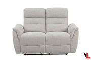 Levoluxe Loveseat Cain 57" Power Reclining Loveseat in Weave Fabric - Available in 2 Colours