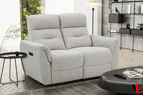 Levoluxe Loveseat Cain 57" Power Reclining Loveseat in Weave Fabric - Available in 2 Colours