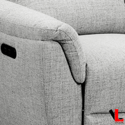 Levoluxe Loveseat Cain 57" Power Reclining Loveseat in Weave Fabric - Available in 2 Colours