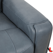 Levoluxe Loveseat Cavron 58" Leather Match Power Reclining 2 Seater Loveseat with Power Headrests - Available in 2 Colours