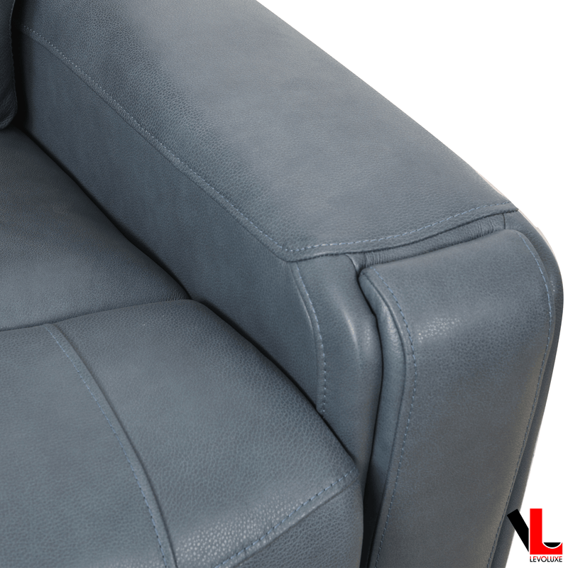 Levoluxe Loveseat Cavron 58" Leather Match Power Reclining 2 Seater Loveseat with Power Headrests - Available in 2 Colours