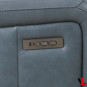 Levoluxe Loveseat Cavron 58" Leather Match Power Reclining 2 Seater Loveseat with Power Headrests - Available in 2 Colours