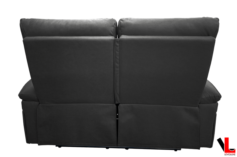 Levoluxe Loveseat Sereno 57.5" Reclining 2 Seater Loveseat in Jaxxon Smoke