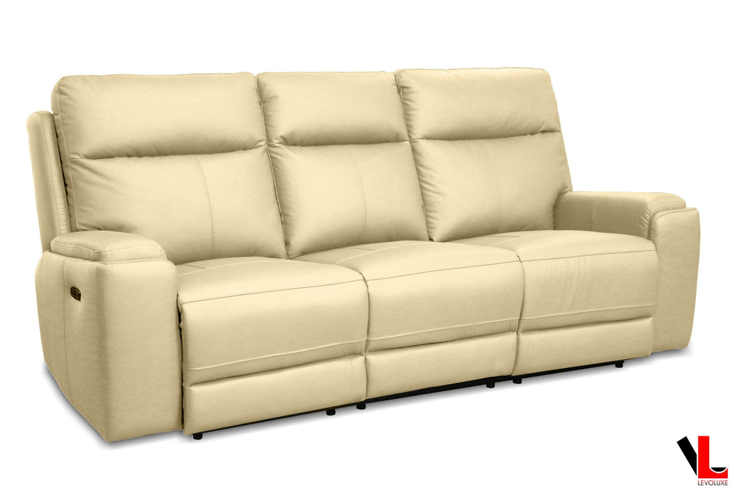 Levoluxe Sofa Arlo 87" Power Reclining Sofa with Power Headrest in Leather Match - Available in 2 Colours