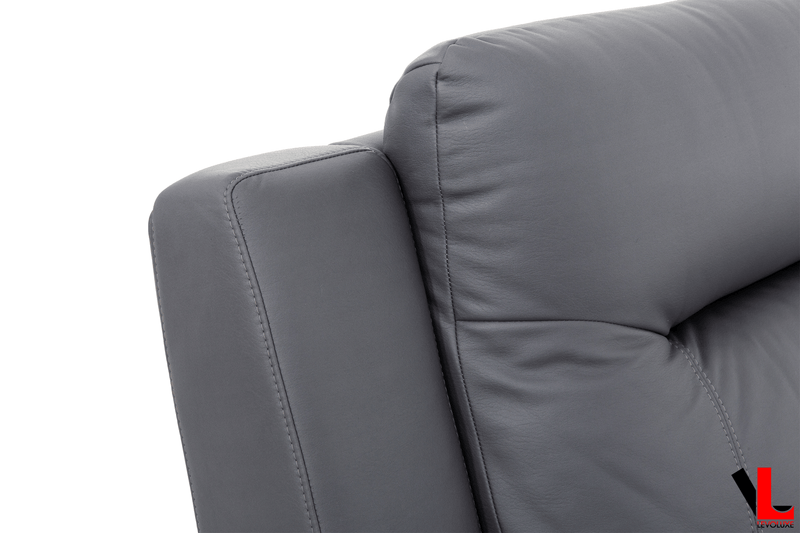 Levoluxe Sofa Avante 81" Jaxxon Steel Power Reclining 2 Seater Sofa