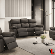Levoluxe Sofa Aveon 83" Pillow Top Arm Reclining Sofa in Leather Match - Available in 3 Colours