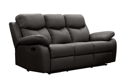 Levoluxe Sofa Brown Aveon 83" Pillow Top Arm Reclining Sofa in Leather Match - Available in 3 Colours