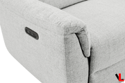 Levoluxe Sofa Cain 76" Power Reclining Sofa in Weave Fabric - Available in 2 Colours