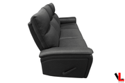 Levoluxe Sofa Sereno 78" Reclining 3 Seater Sofa in Jaxxon Smoke