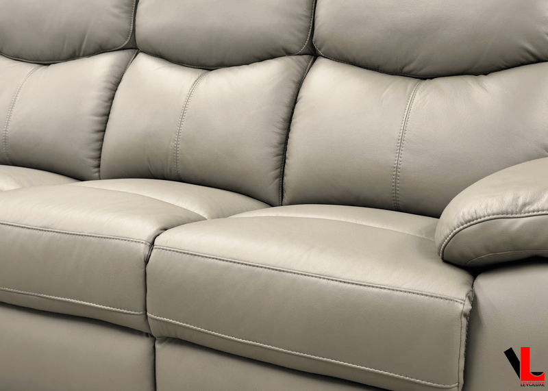 Levoluxe Sofa Set Aveon 2 Piece Pillow Top Arm Reclining Sofa and Loveseat Set in Leather Match - Available in 2 Colours