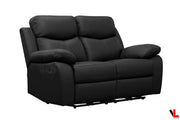 Levoluxe Sofa Set Aveon 3 Piece Pillow Top Arm Reclining Sofa, Loveseat and Chair Set in Leather Match - Available in 2 Colours
