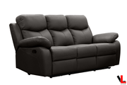 Levoluxe Sofa Set Aveon 3 Piece Pillow Top Arm Reclining Sofa, Loveseat and Chair Set in Leather Match - Available in 3 Colours