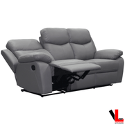 Levoluxe Sofa Set Aveon 3 Piece Pillow Top Arm Reclining Sofa, Loveseat and Chair Set in Leather Match - Available in 3 Colours