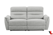 Levoluxe Sofa Set Cain 2 Piece Power Reclining Sofa and Loveseat Set in Weave Fabric - Available in 2 Colours