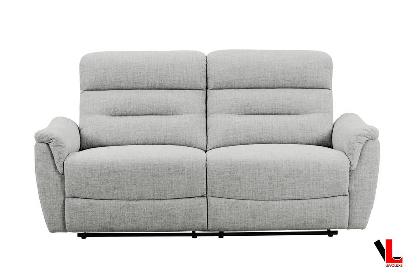 Levoluxe Sofa Set Cain 2 Piece Power Reclining Sofa and Loveseat Set in Weave Fabric - Available in 2 Colours
