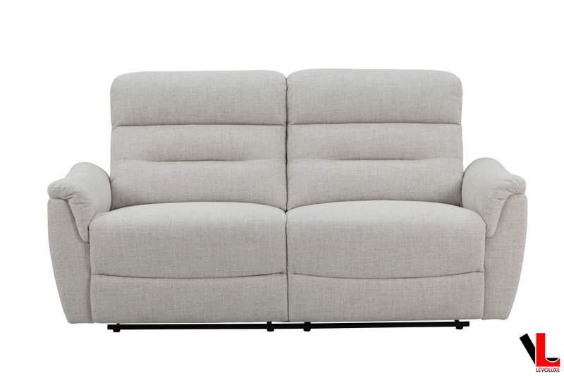 Levoluxe Sofa Set Cain 2 Piece Power Reclining Sofa and Loveseat Set in Weave Fabric - Available in 2 Colours