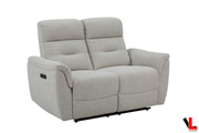 Levoluxe Sofa Set Cain 2 Piece Power Reclining Sofa and Loveseat Set in Weave Fabric - Available in 2 Colours