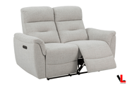 Levoluxe Sofa Set Cain 3 Piece Power Reclining Sofa, Loveseat and Chair Set in Weave Fabric - Available in 2 Colours