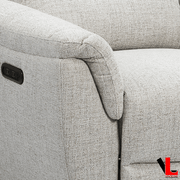 Levoluxe Sofa Set Cain 3 Piece Power Reclining Sofa, Loveseat and Chair Set in Weave Fabric - Available in 2 Colours