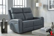 Levoluxe Sofa Set Cavron 2 Piece Power Reclining Sofa and Loveseat Set with Power Headrests in Leather Match - Available in 2 Colours