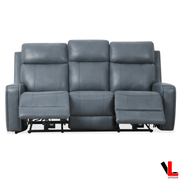 Levoluxe Sofa Set Cavron 2 Piece Power Reclining Sofa and Loveseat Set with Power Headrests in Leather Match - Available in 2 Colours
