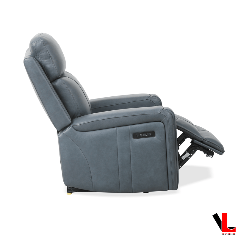 Levoluxe Sofa Set Cavron 2 Piece Power Reclining Sofa and Loveseat Set with Power Headrests in Leather Match - Available in 2 Colours
