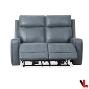 Levoluxe Sofa Set Cavron 2 Piece Power Reclining Sofa and Loveseat Set with Power Headrests in Leather Match - Available in 2 Colours