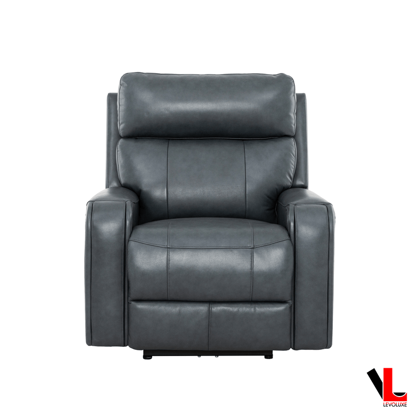 Levoluxe Sofa Set Cavron 3 Piece Power Reclining Sofa,  Loveseat and Chair Set with Power Headrests in Leather Match - Available in 2 Colours
