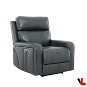 Levoluxe Sofa Set Cavron 3 Piece Power Reclining Sofa,  Loveseat and Chair Set with Power Headrests in Leather Match - Available in 2 Colours