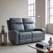 Levoluxe Sofa Set Cavron 3 Piece Power Reclining Sofa,  Loveseat and Chair Set with Power Headrests in Leather Match - Available in 2 Colours