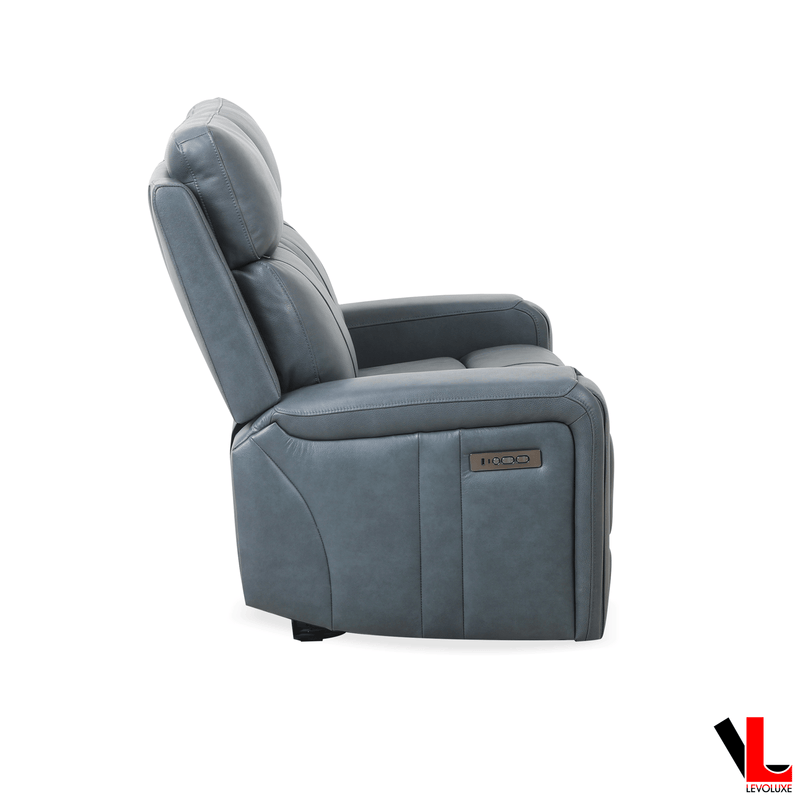 Levoluxe Sofa Set Cavron 3 Piece Power Reclining Sofa,  Loveseat and Chair Set with Power Headrests in Leather Match - Available in 2 Colours