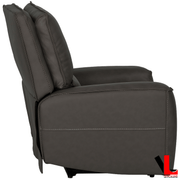 Levoluxe Sofa Set Odessa 3 Piece Power Reclining Sofa, Loveseat and Chair Set in Tex Grey Leather Match
