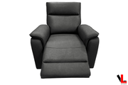 Levoluxe Sofa Set Sereno 3 Piece Reclining Sofa, Loveseat and Rocker Chair in Jaxxon Smoke