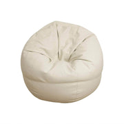 LuxeLoungers Chair Armani White The Big Pear Leather Bean Bag Chair - Available in 5 Colours