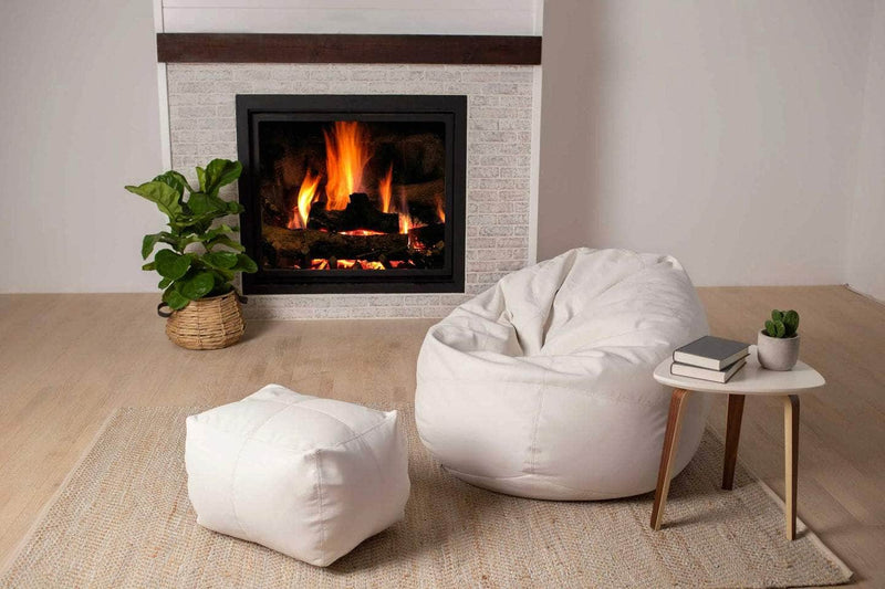 LuxeLoungers Chair The Big Pear Leather Bean Bag Chair - Available in 5 Colours