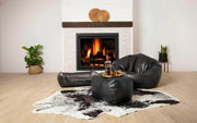 LuxeLoungers Chair The Big Pear Leather Bean Bag Chair - Available in 5 Colours