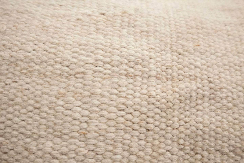 LuxeLoungers Chair The Indulger Bamboo/Wool Bean Bag Chair in Beige