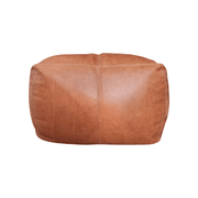 LuxeLoungers Ottoman Tab The Footsie Leather Bean Bag Ottoman - Available in 5 Colours