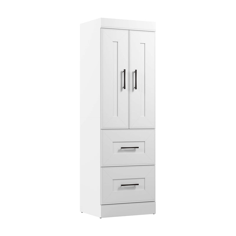 Modubox Armoire Edge 25W Wardrobe in White