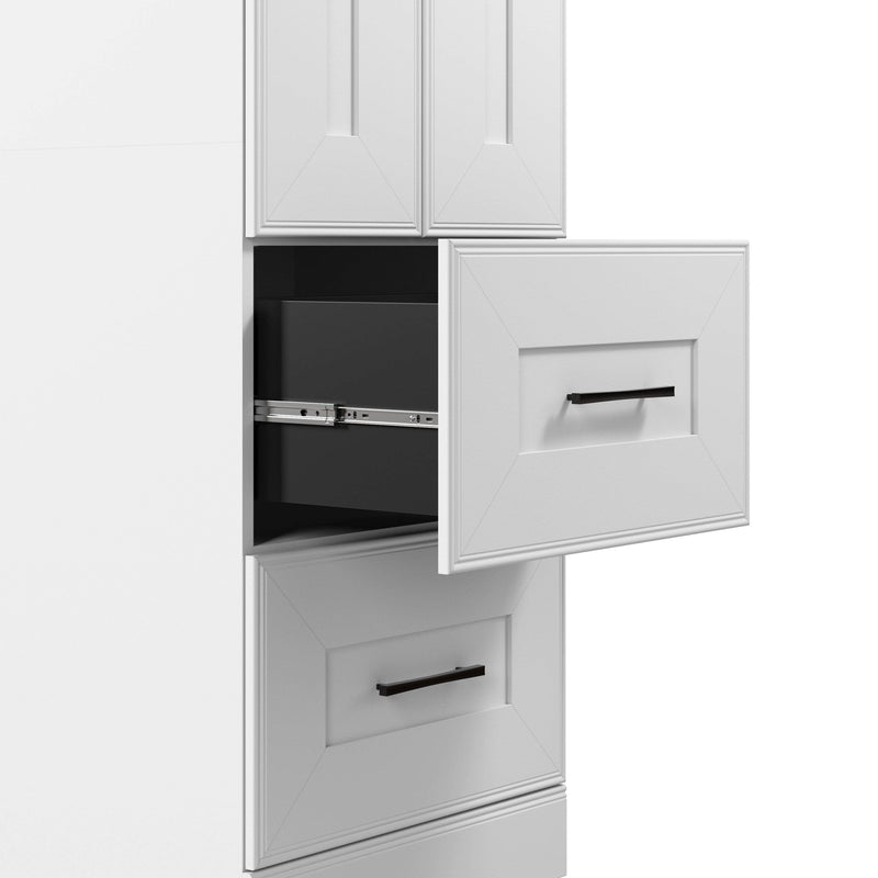 Modubox Armoire Edge 25W Wardrobe in White
