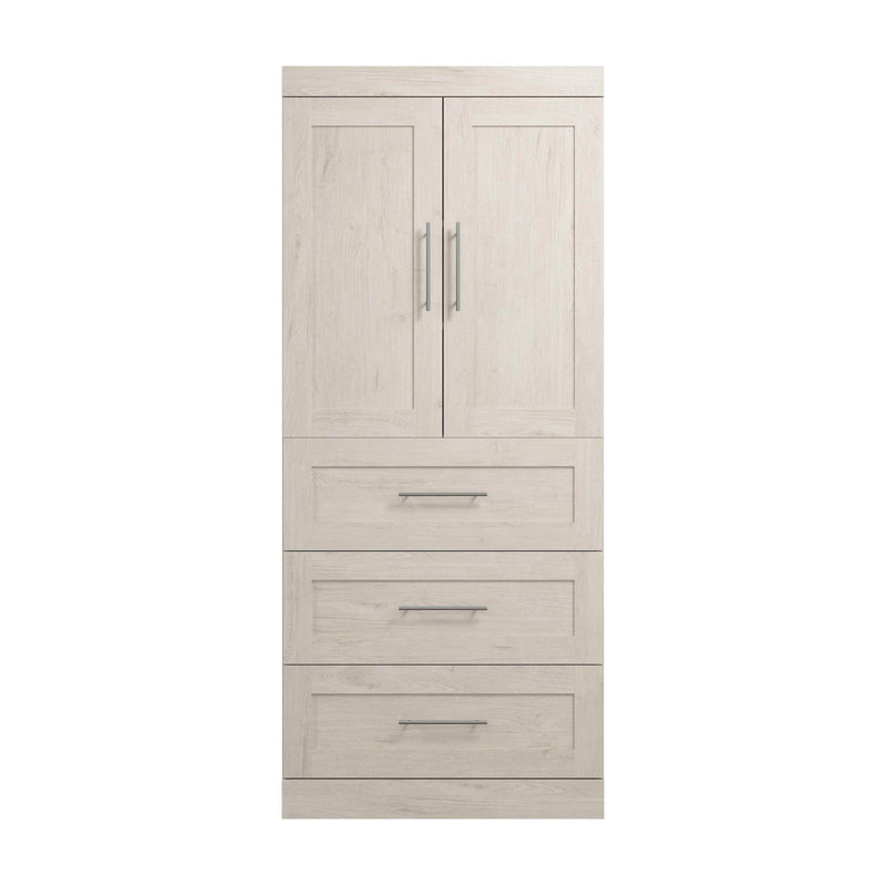 Modubox Armoire Pur 36W Wardrobe with 3 Drawers - Available in 5 Colours