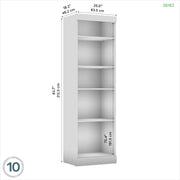 Modubox Bookcase Pur 25“ Storage Unit - Available in 7 Colours