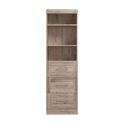 Modubox Bookcase Pur 25” Storage Unit with 3 Drawers - Available in 7 Colours