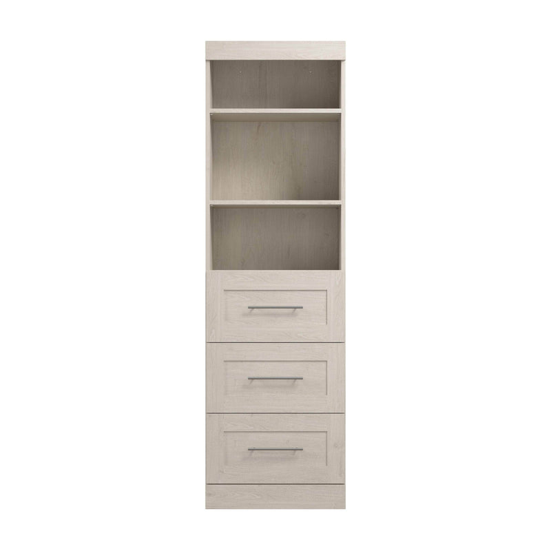 Modubox Bookcase Pur 25” Storage Unit with 3 Drawers - Available in 7 Colours