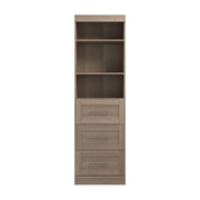 Modubox Bookcase Pur 25” Storage Unit with 3 Drawers - Available in 7 Colours