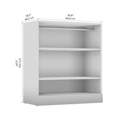 Modubox Bookcase Versatile Low Storage Unit With Rod - Available in 3 Colours