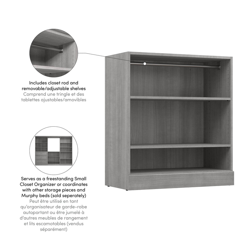 Modubox Bookcase Versatile Low Storage Unit With Rod - Available in 3 Colours