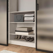 Modubox Bookcase Versatile Low Storage Unit With Rod - Available in 3 Colours