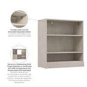 Modubox Bookcase Versatile Low Storage Unit With Rod - Available in 3 Colours